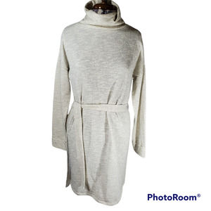 ASOS Maternity | Creamy Grey Maternity Dress with Belt | Size 6